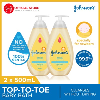 [Bundle of 2] Johnson's Top to Toe Baby Bath 500ml